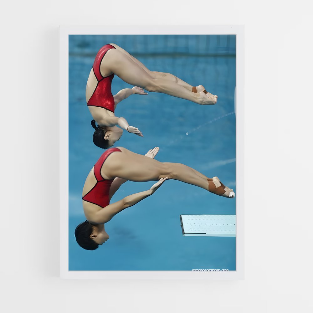 Poster Springboard de diving – affiche Plongeon au tremplin (vue 3)